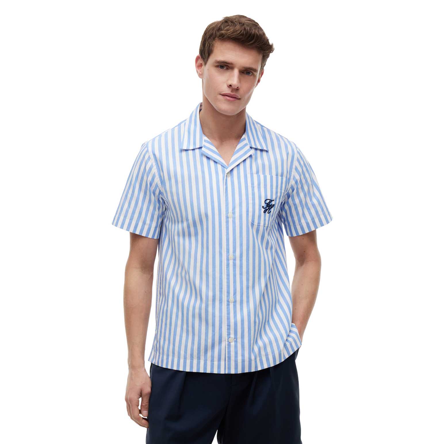 Tommy Hilfiger Regular Fit Paper Touch Short Sleeve Shirt